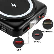 Load image into Gallery viewer, MagVolt Wireless Magnetic Power Bank 10000mAh Portable Charging For All Devices, iPhone,Samsung, All Other Devices
